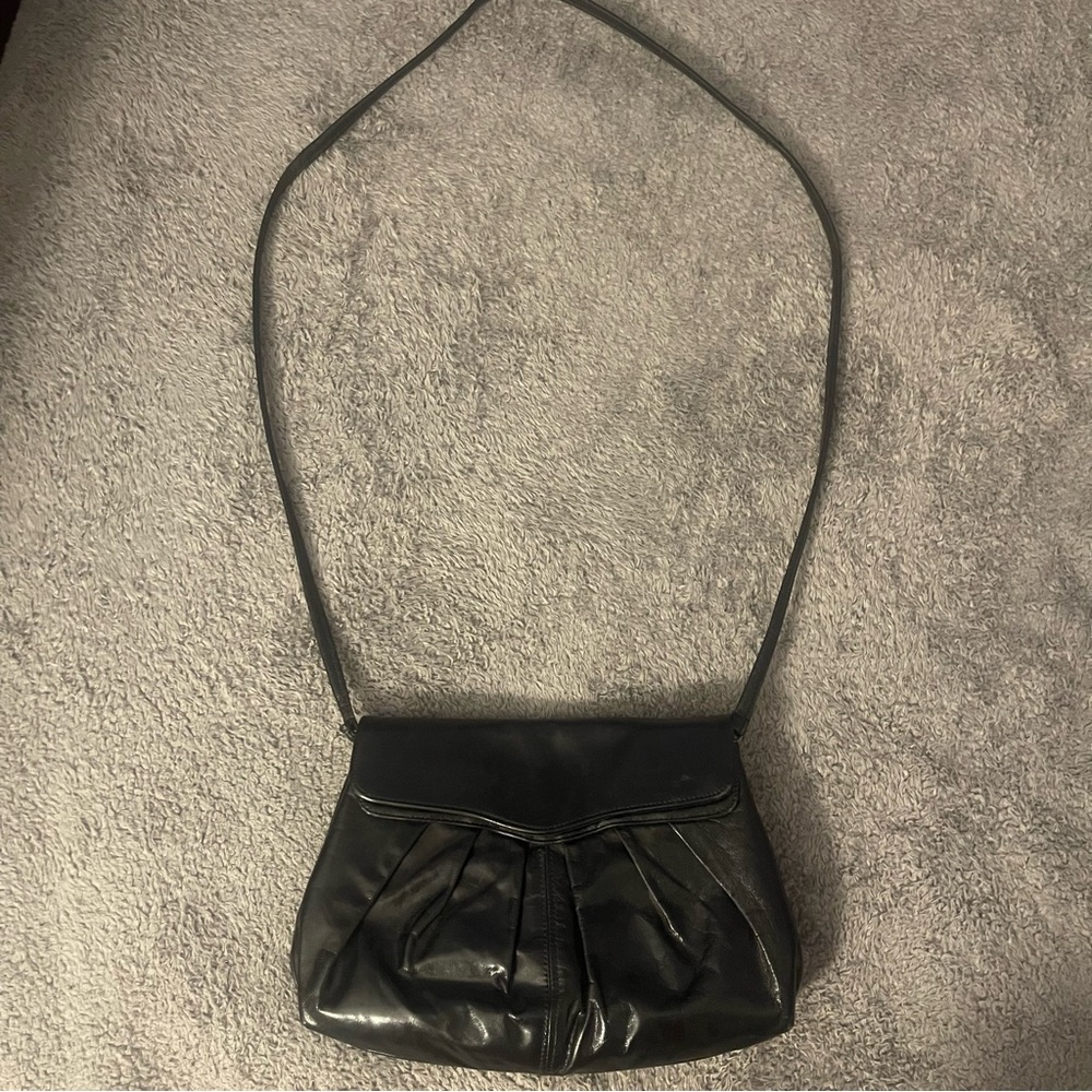 IMAGNON STUDIO Black Vintage Women's Leather Crossbody Bag